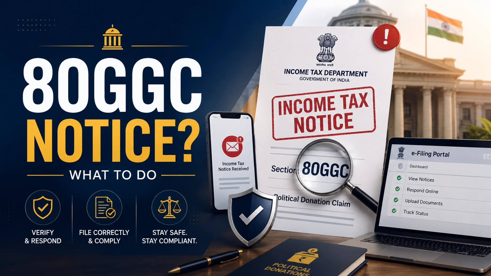 Received an Income Tax Notice on a Political Donation Claim? Here's Exactly What to Do