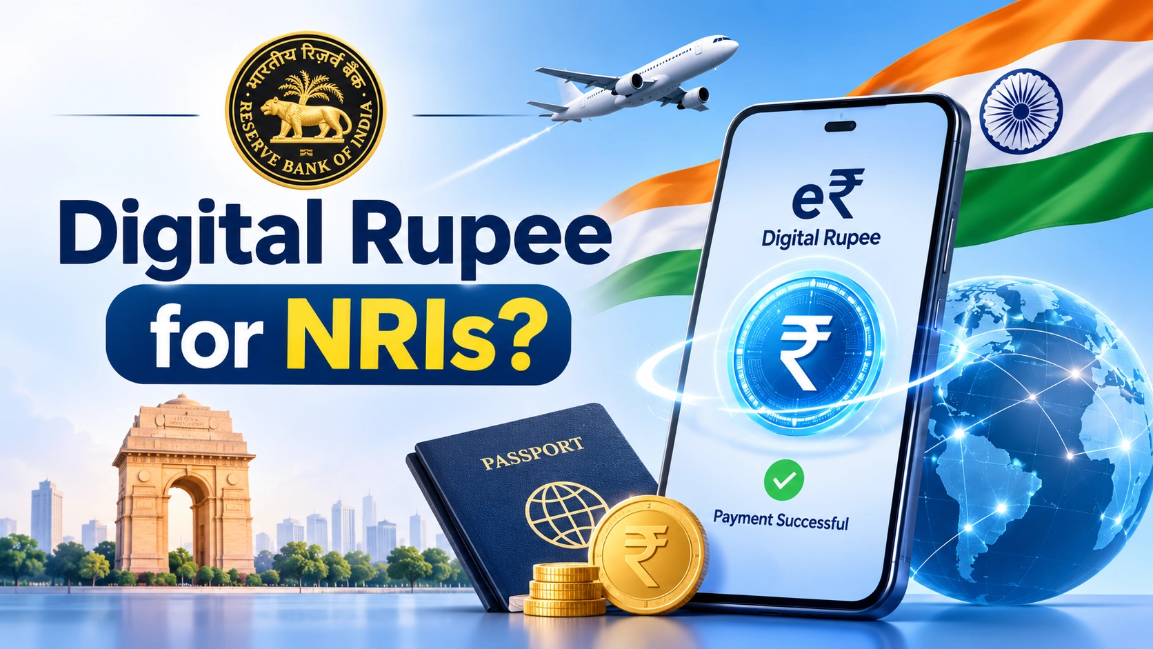 Digital Rupee for NRIs: Can You Hold, Receive, or Repatriate the e-Rupee CBDC From India in 2026?
